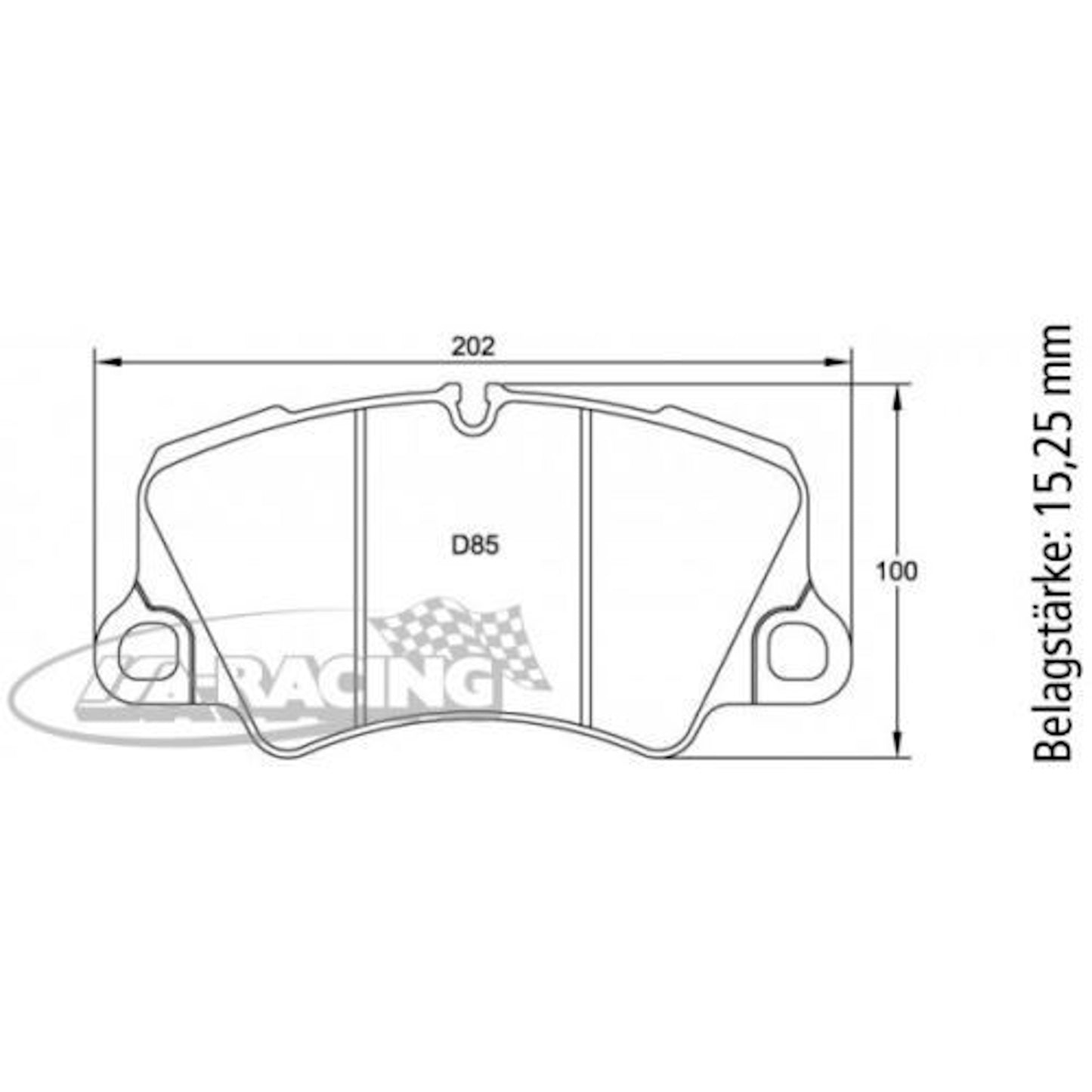 U4580 Pagid Bremsbelag