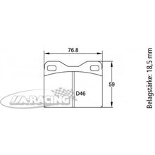 U4623 Pagid Bremsbelag