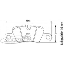 U4909 Pagid Bremsbelag