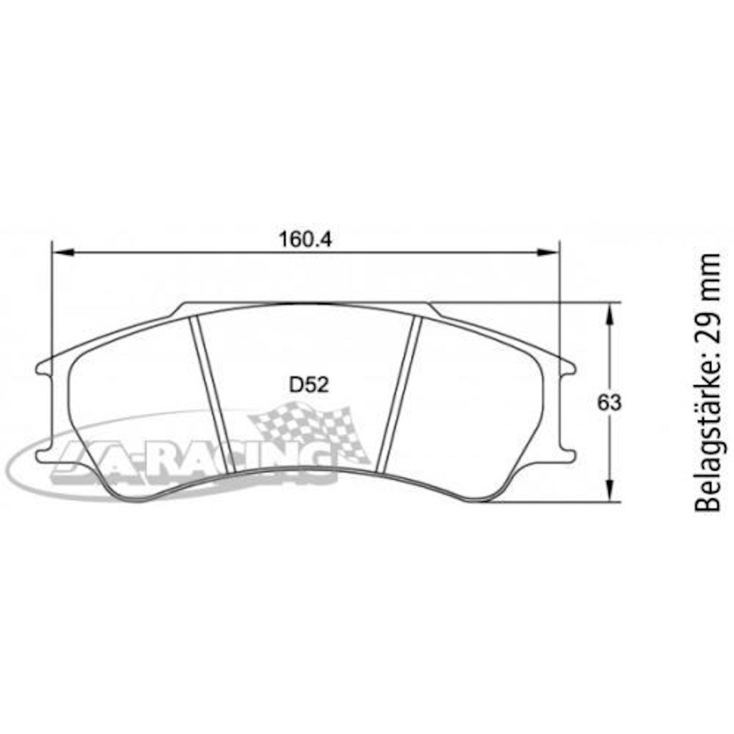 U4923 Pagid Bremsbelag