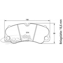 U4927 Pagid Bremsbelag