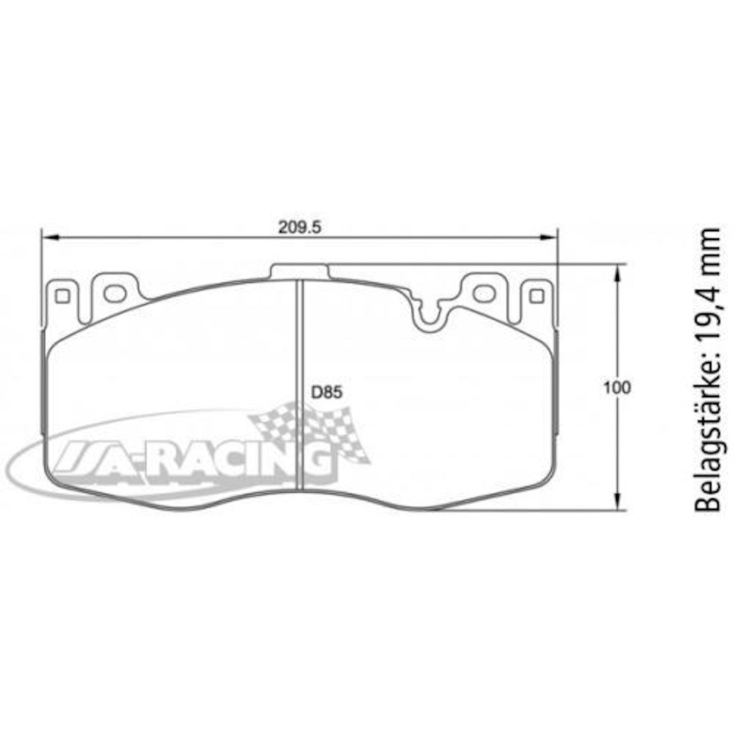 U4935 Pagid Bremsbelag