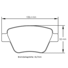 U4936 Pagid Bremsbelag