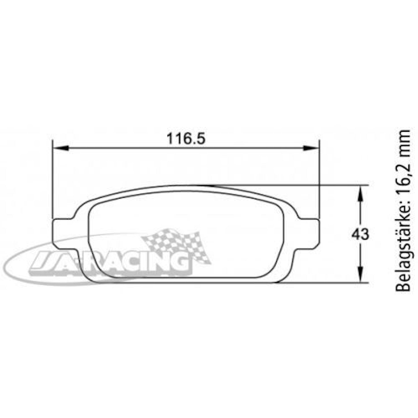 U4939 Pagid Bremsbelag