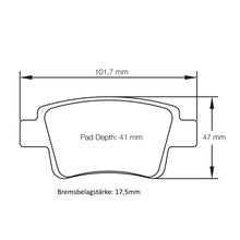 U4940 Pagid Bremsbelag
