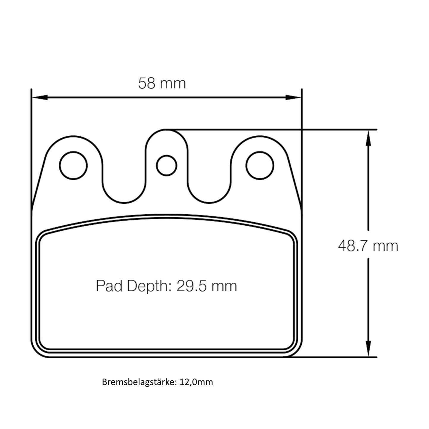 U5100 Pagid Bremsbelag