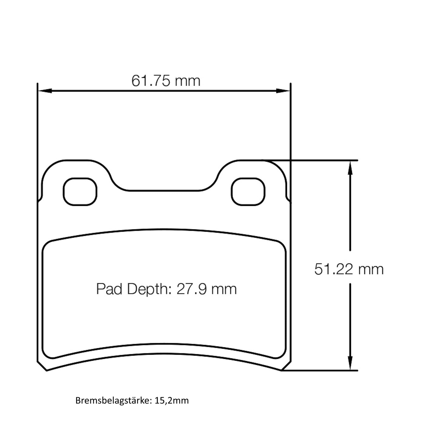 U5105 Pagid Bremsbelag