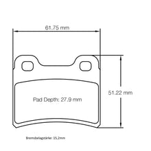 U5105 Pagid Bremsbelag