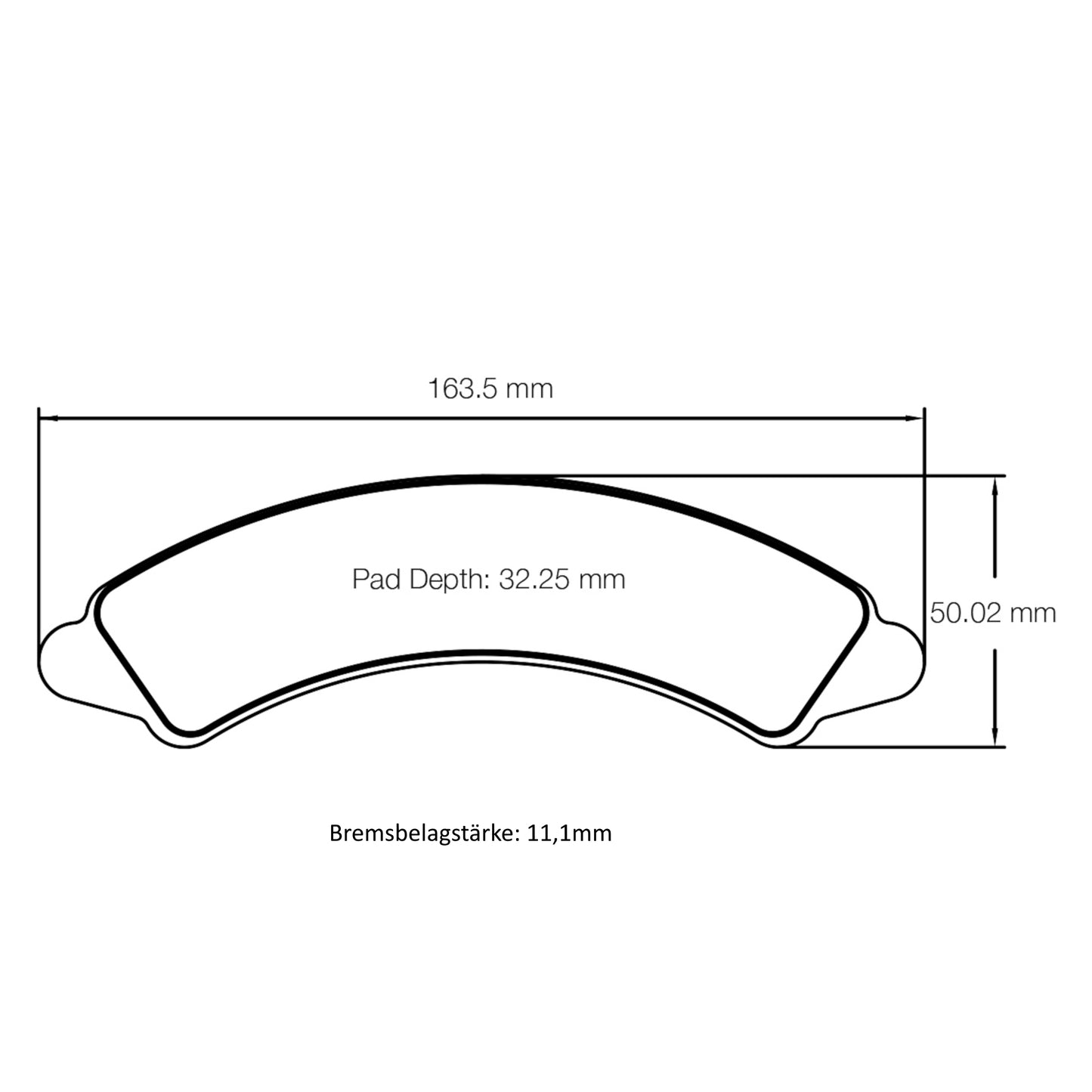U6002 Pagid Bremsbelag