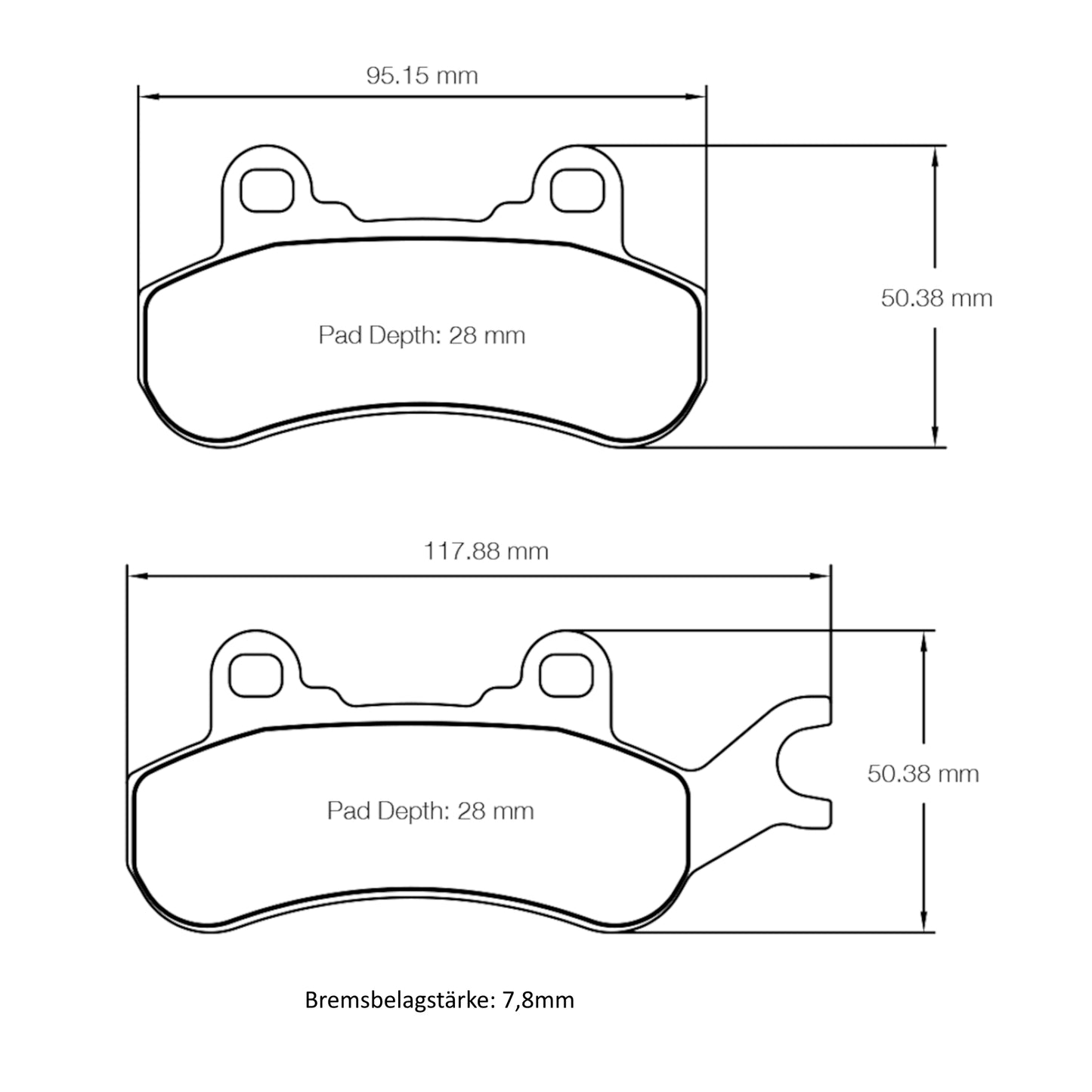 U6005 Pagid Bremsbelag