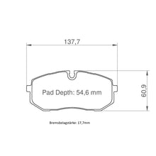 U7036 Pagid Bremsbelag