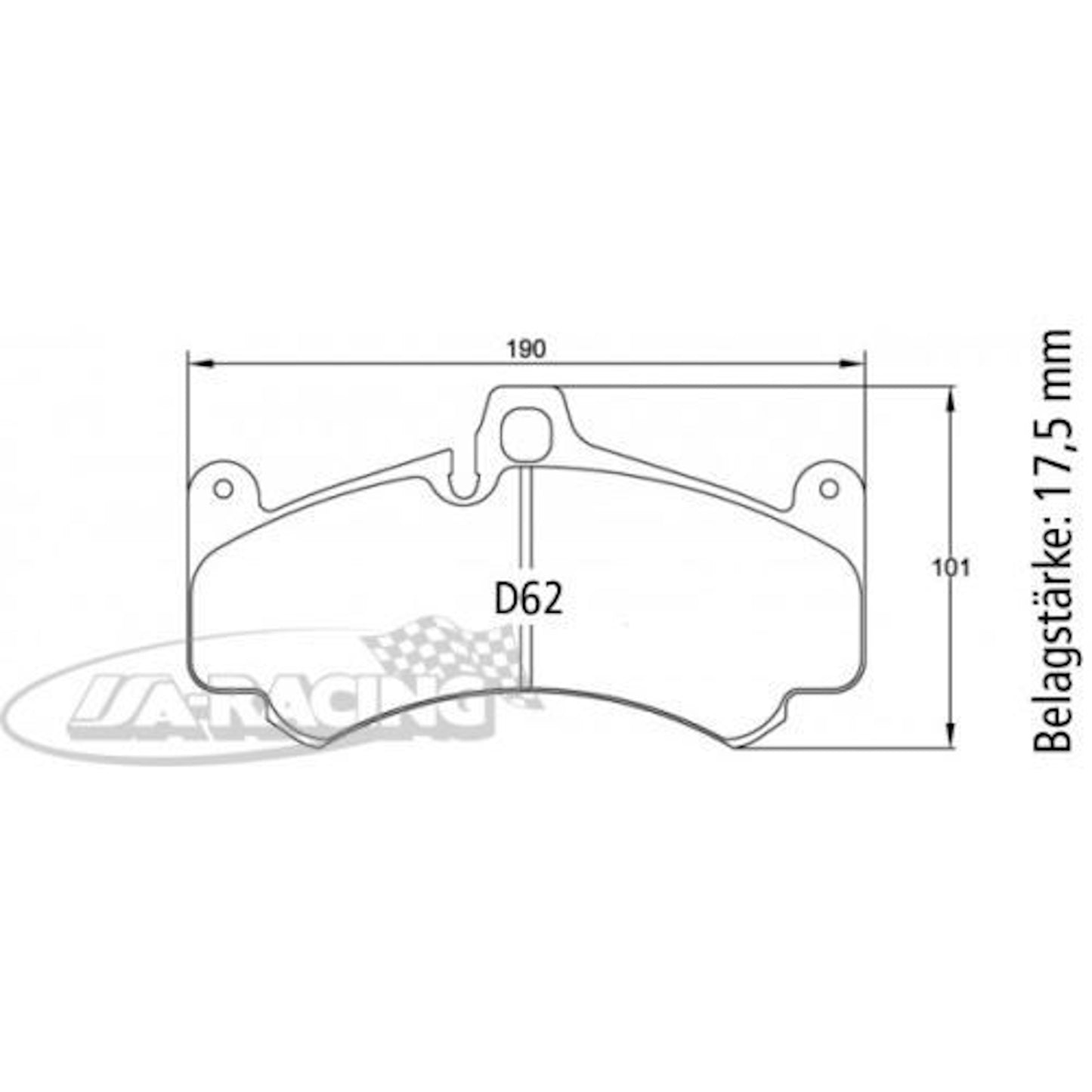 U8003 Pagid Bremsbelag