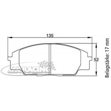 U8010 Pagid Bremsbelag