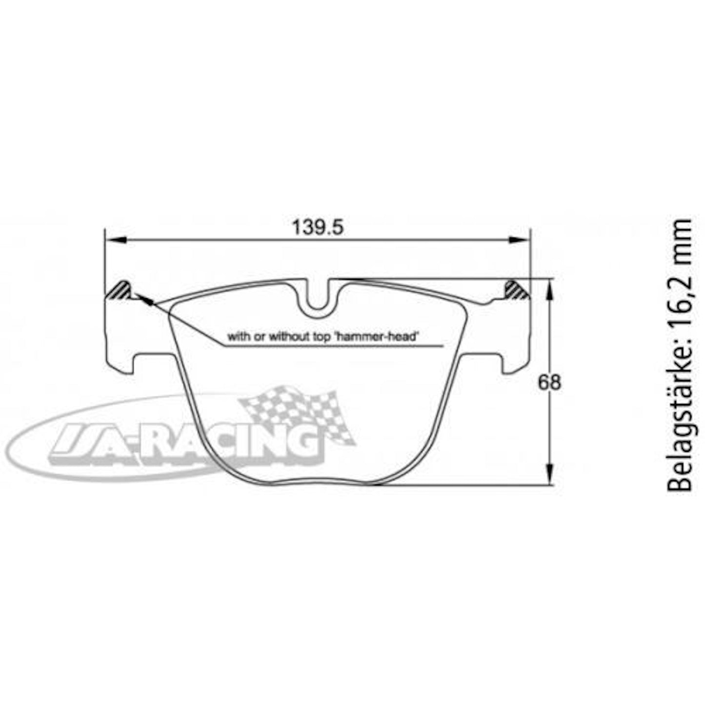 U8021 Pagid Bremsbelag