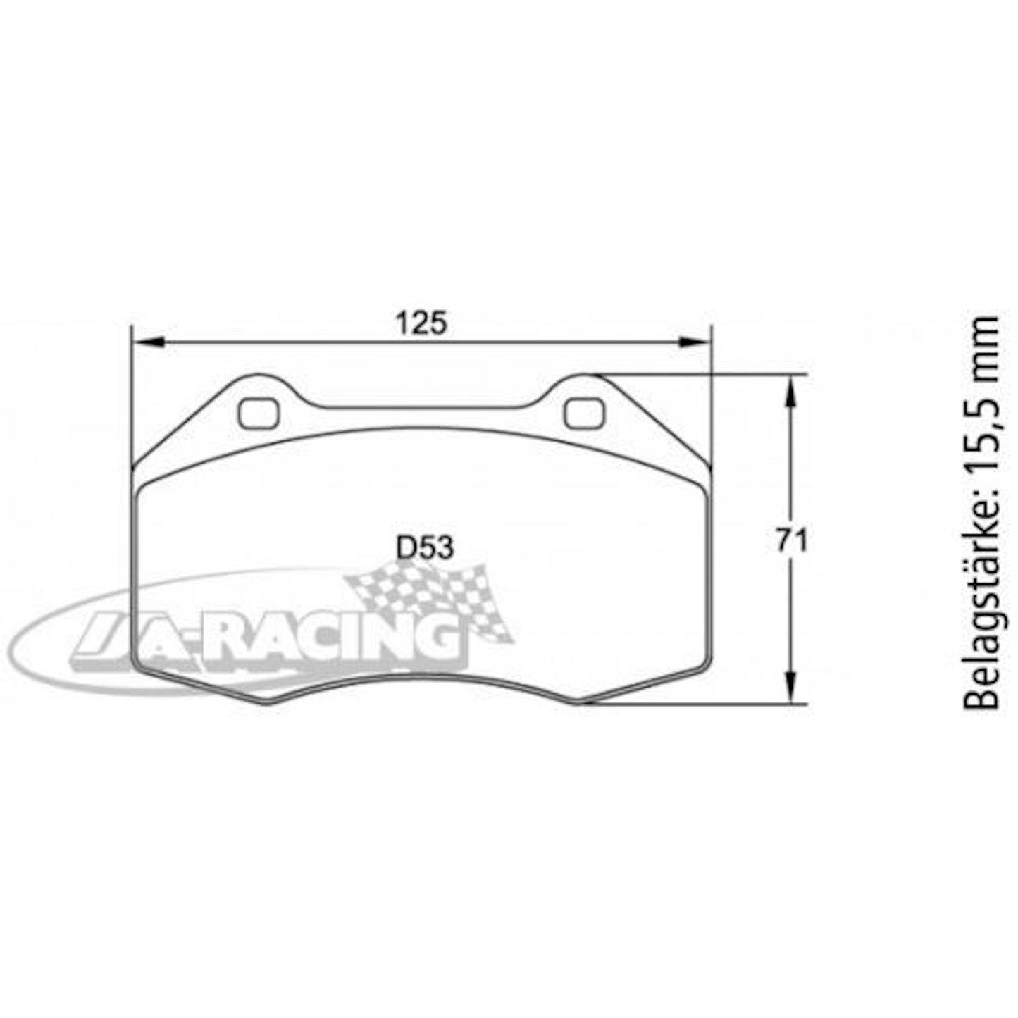 U8023 Pagid Bremsbelag
