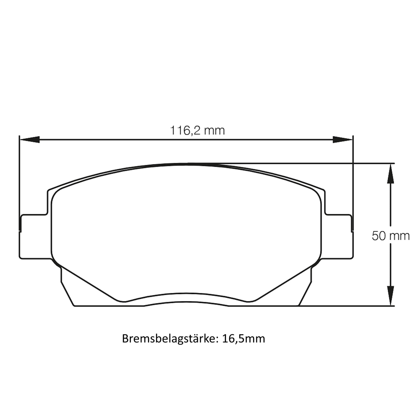 U8029 Pagid Bremsbelag