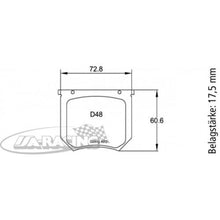 U8032 Pagid Bremsbelag