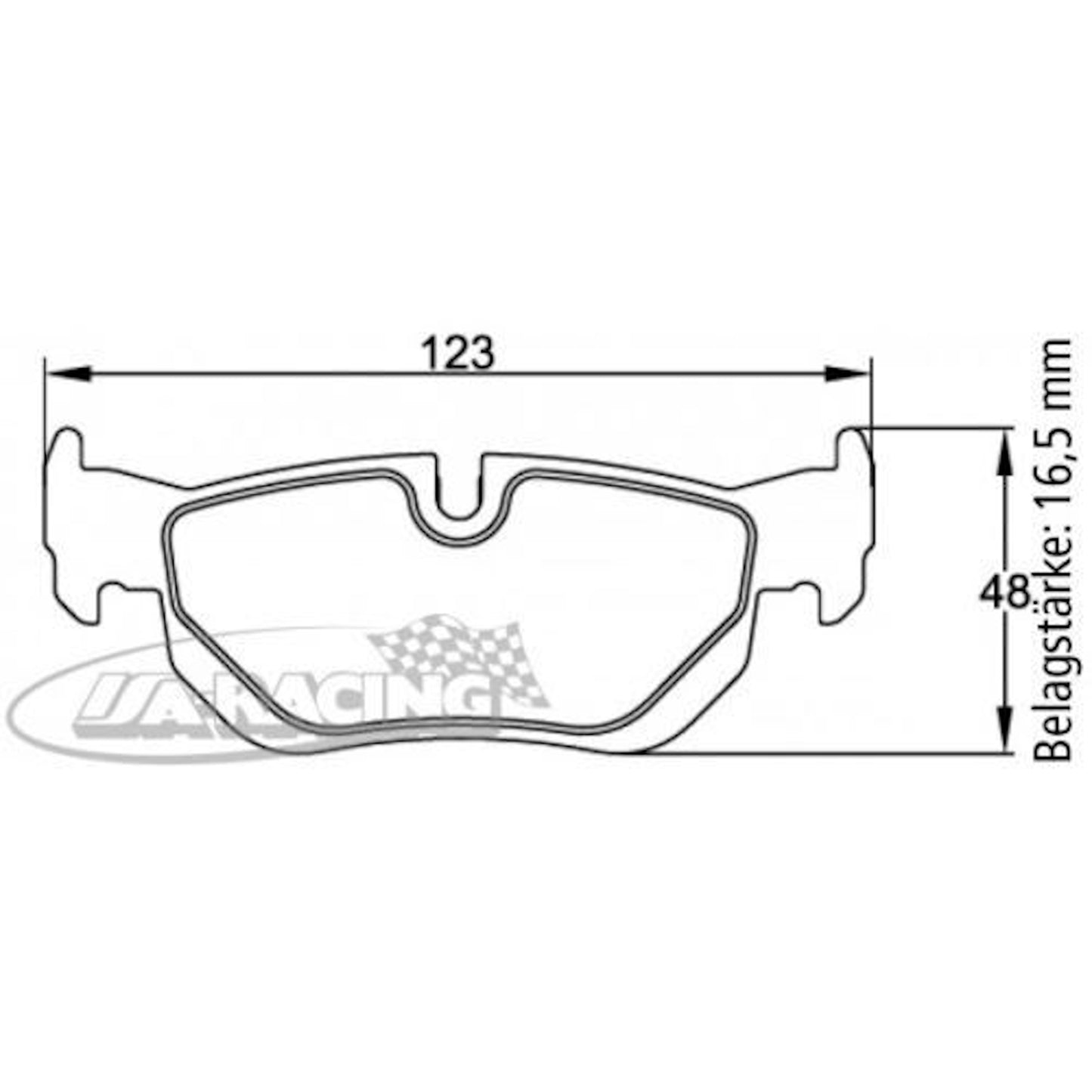 U8035 Pagid Bremsbelag