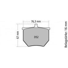 U8040 Pagid Bremsbelag