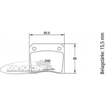 U8041 Pagid Bremsbelag