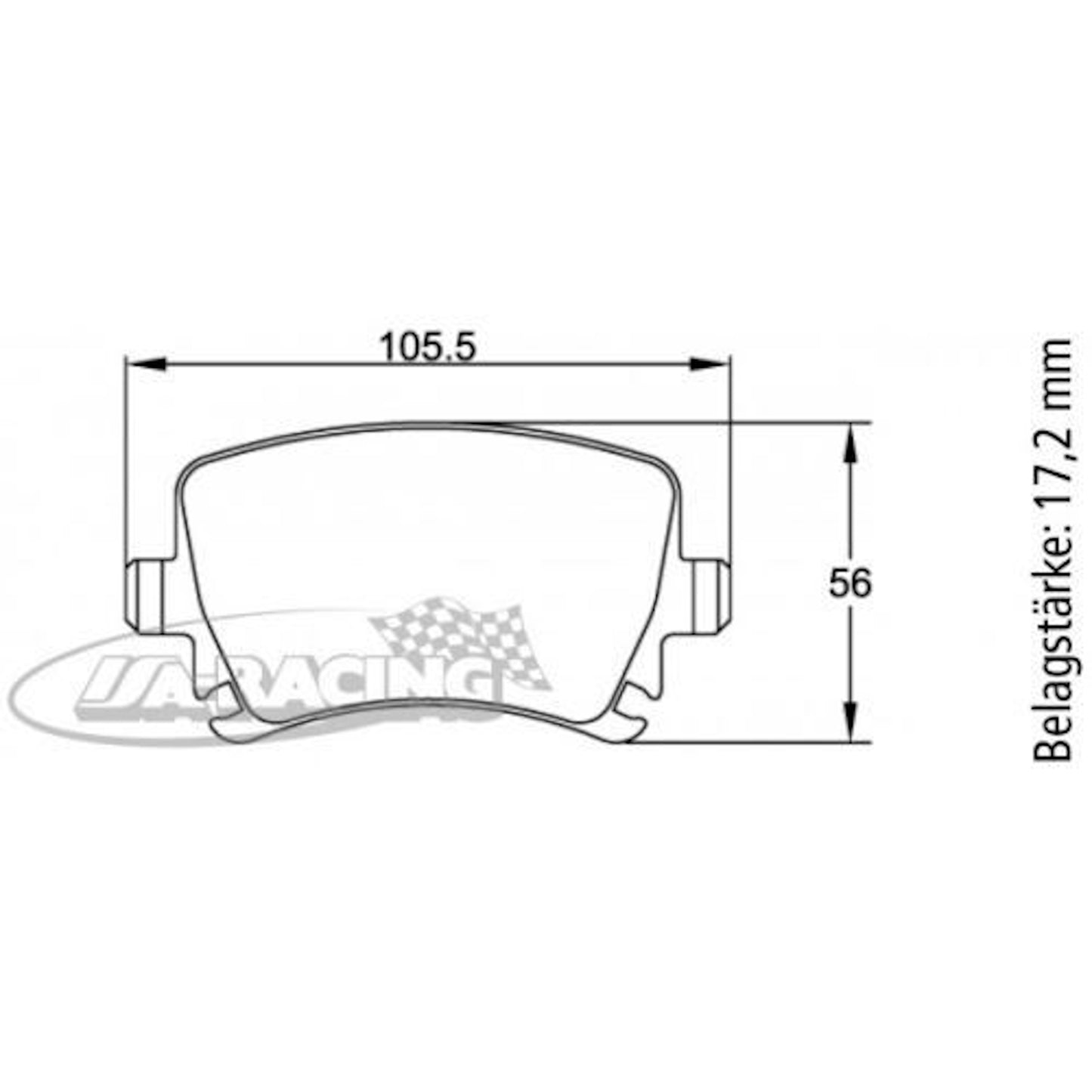 U8046 Pagid Bremsbelag