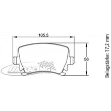 U8046 Pagid Bremsbelag