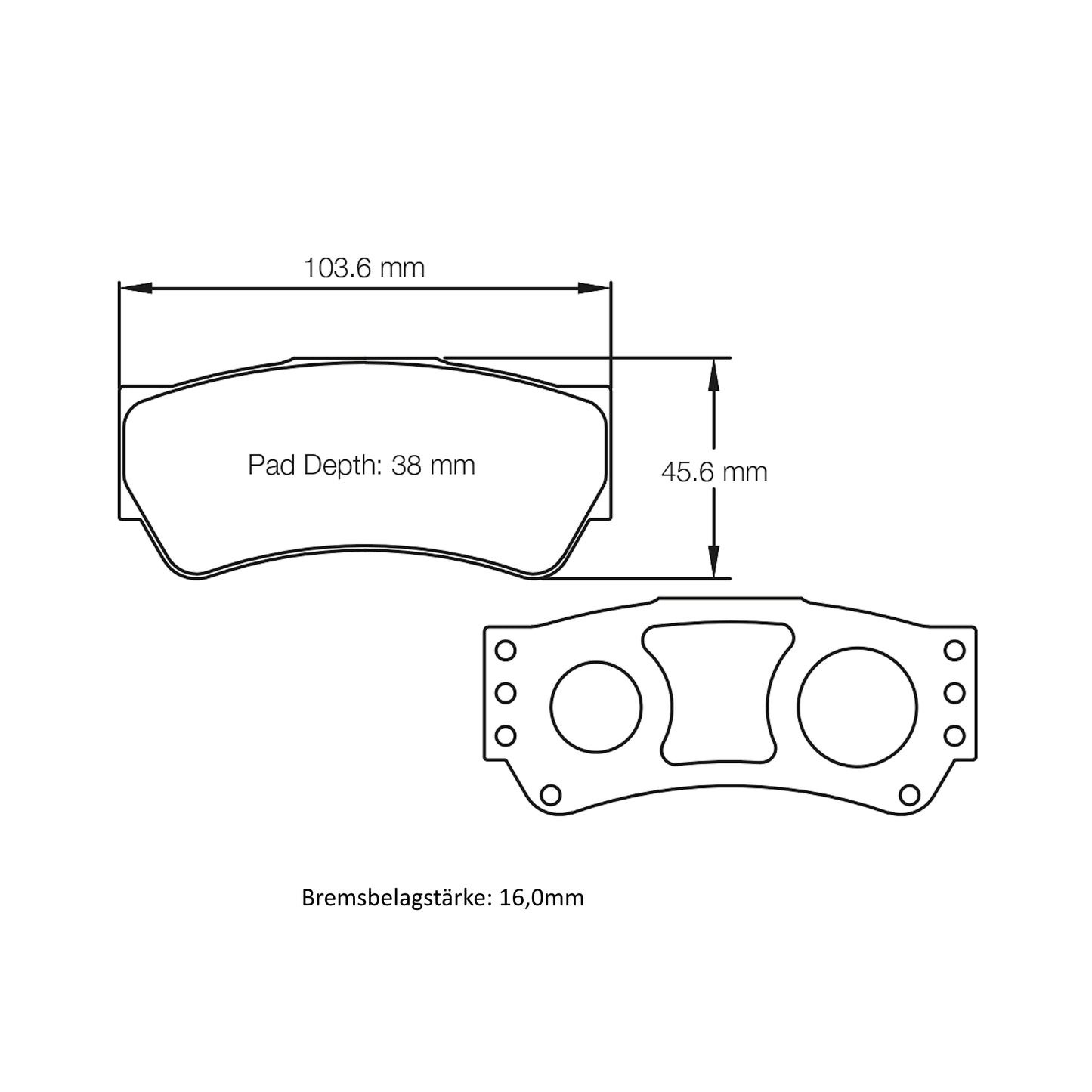 U8049U Pagid Bremsbelag