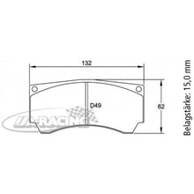 U8050 Pagid Bremsbelag