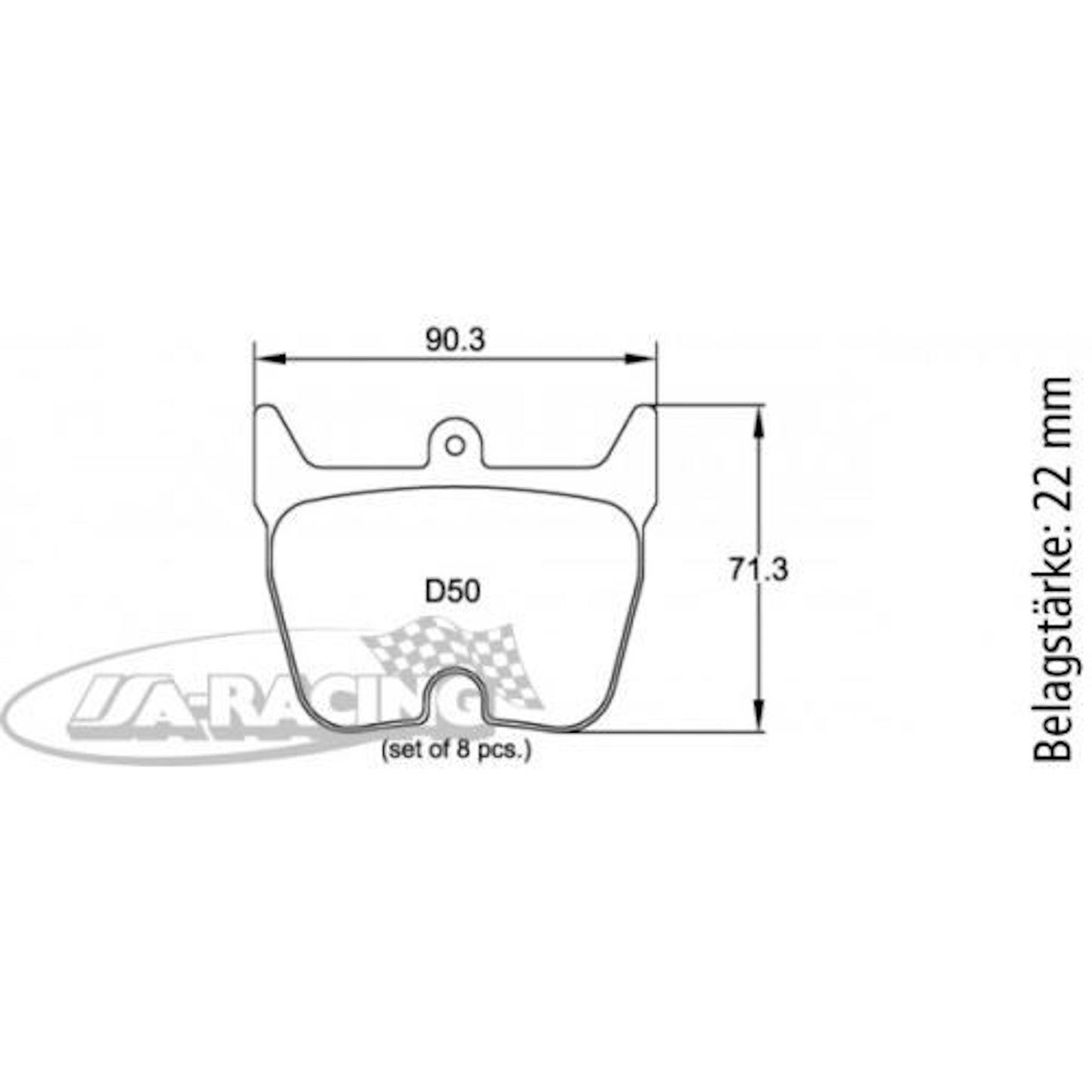 U8058 Pagid Bremsbelag