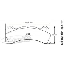 U8061 Pagid Bremsbelag