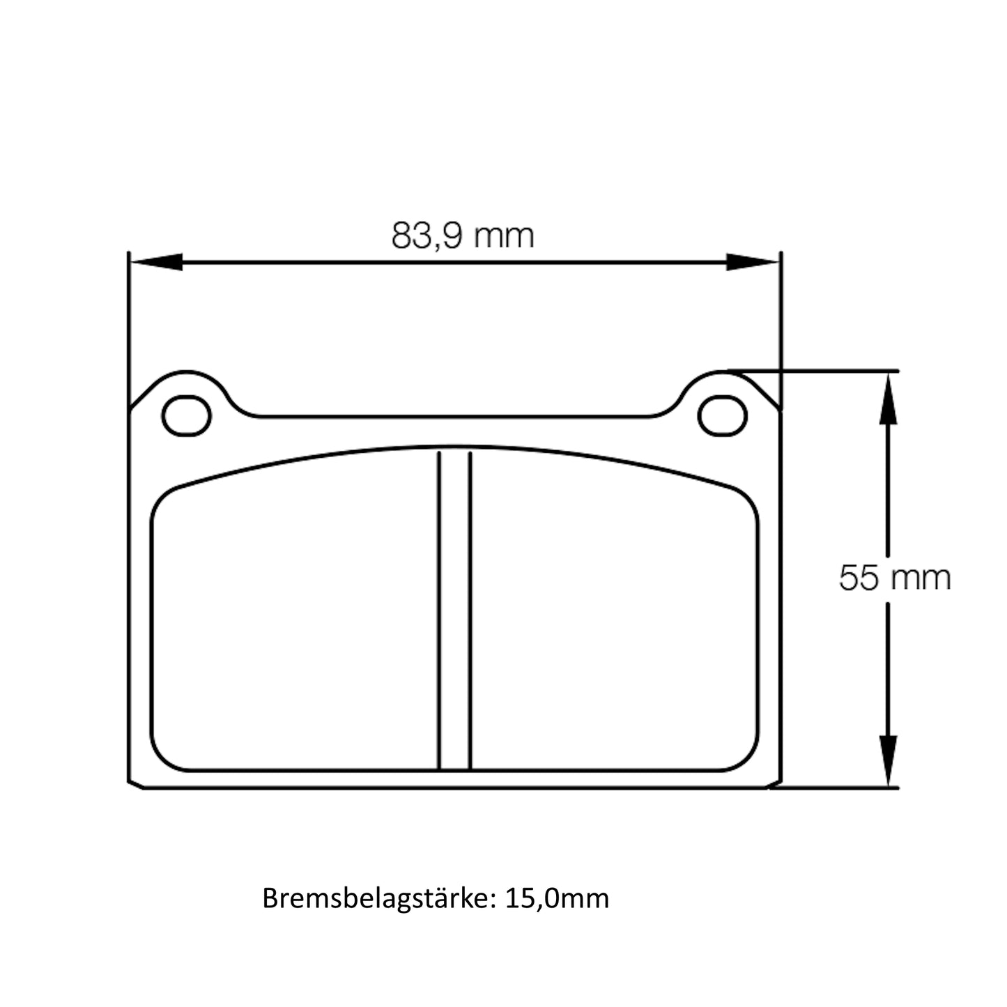 U8068 Pagid Bremsbelag