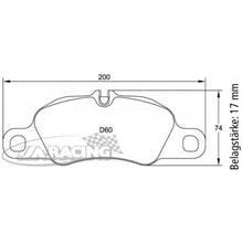 U8074 Pagid Bremsbelag