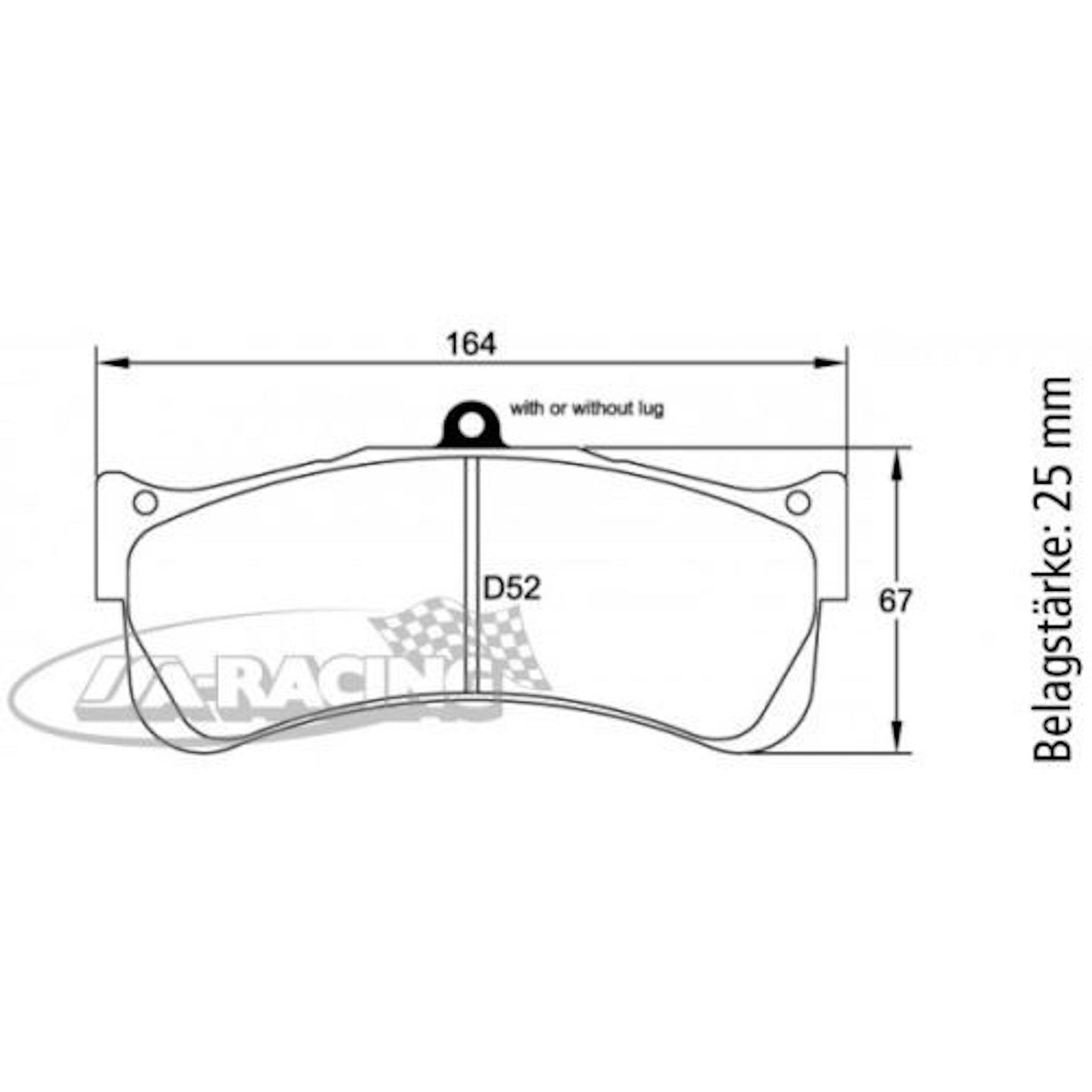 U8087 Pagid Bremsbelag