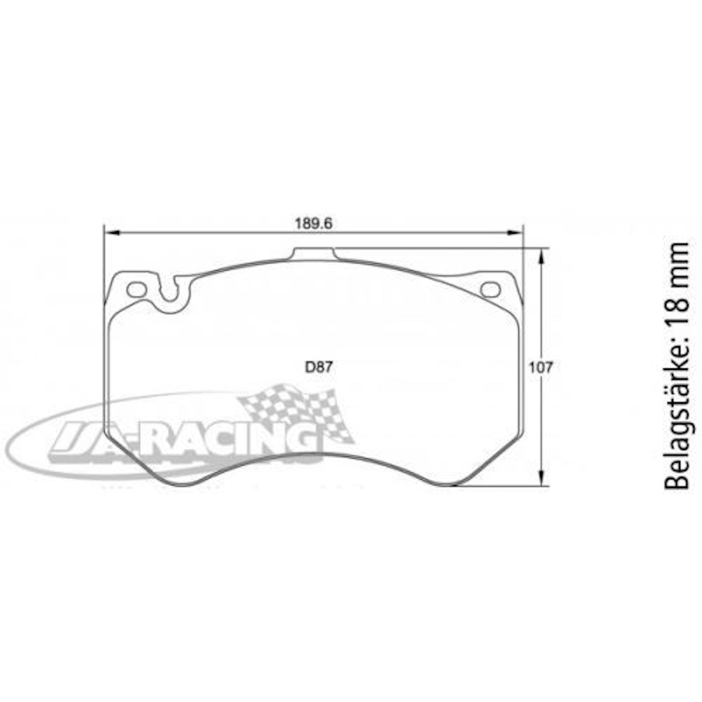 U8088 Pagid Bremsbelag