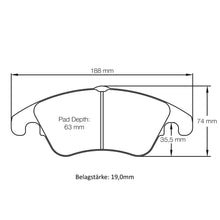 U8094 Pagid Bremsbelag