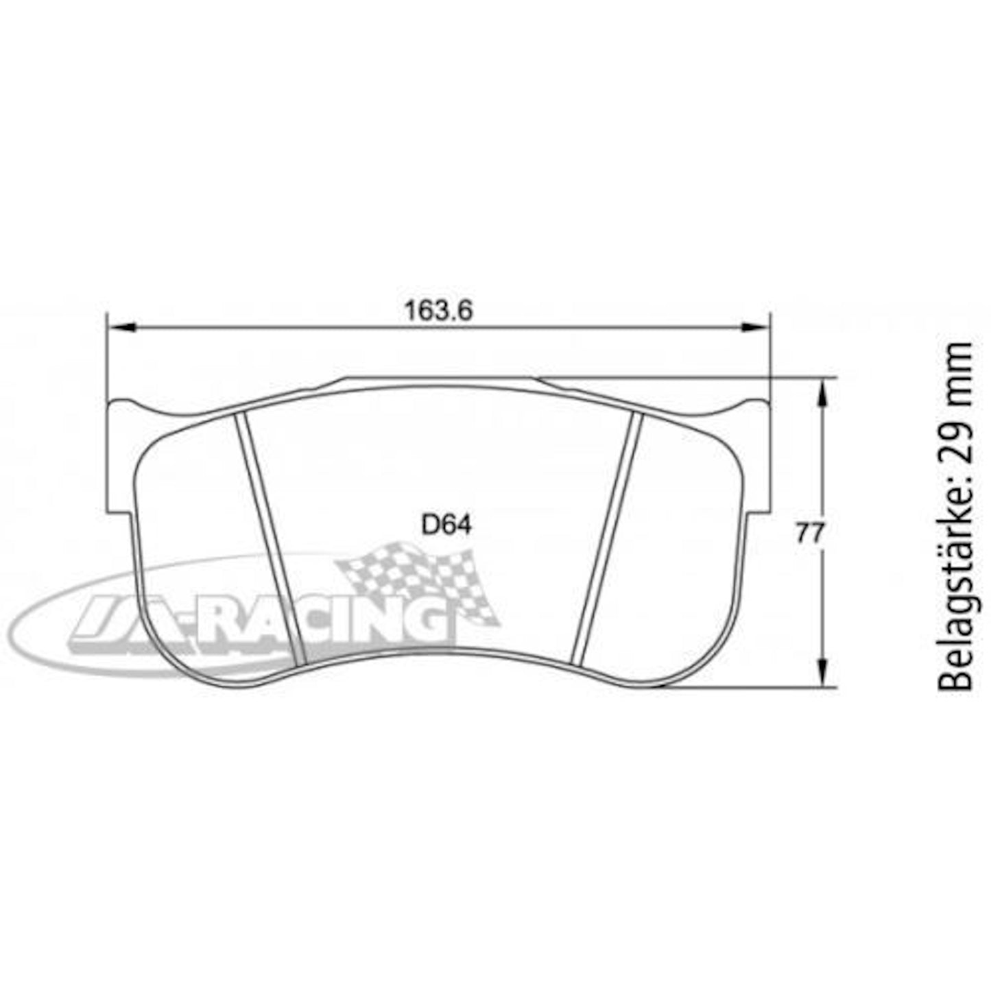 U8100 Pagid Bremsbelag