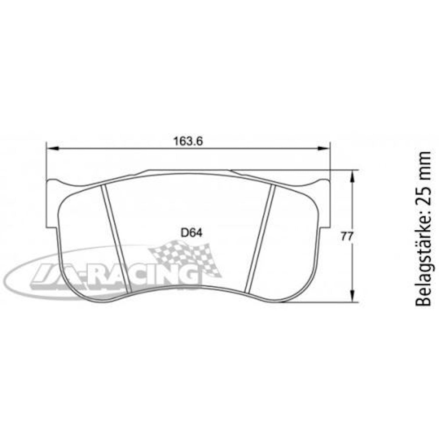 U8101 Pagid Bremsbelag