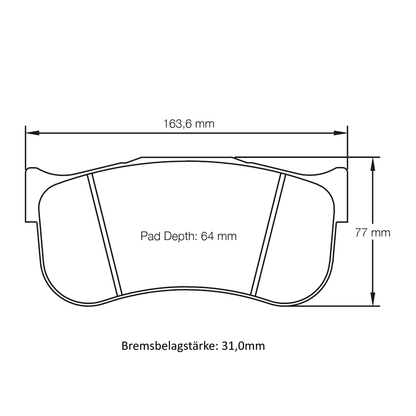 U8103 Pagid Bremsbelag
