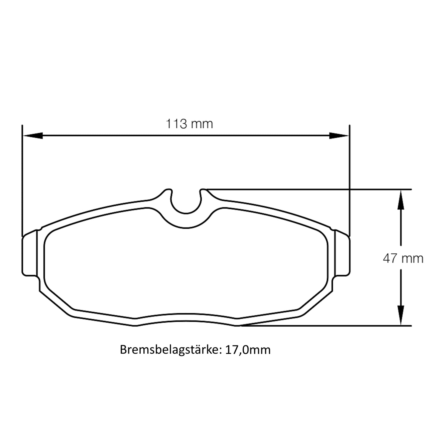 U8113USA Pagid Bremsbelag