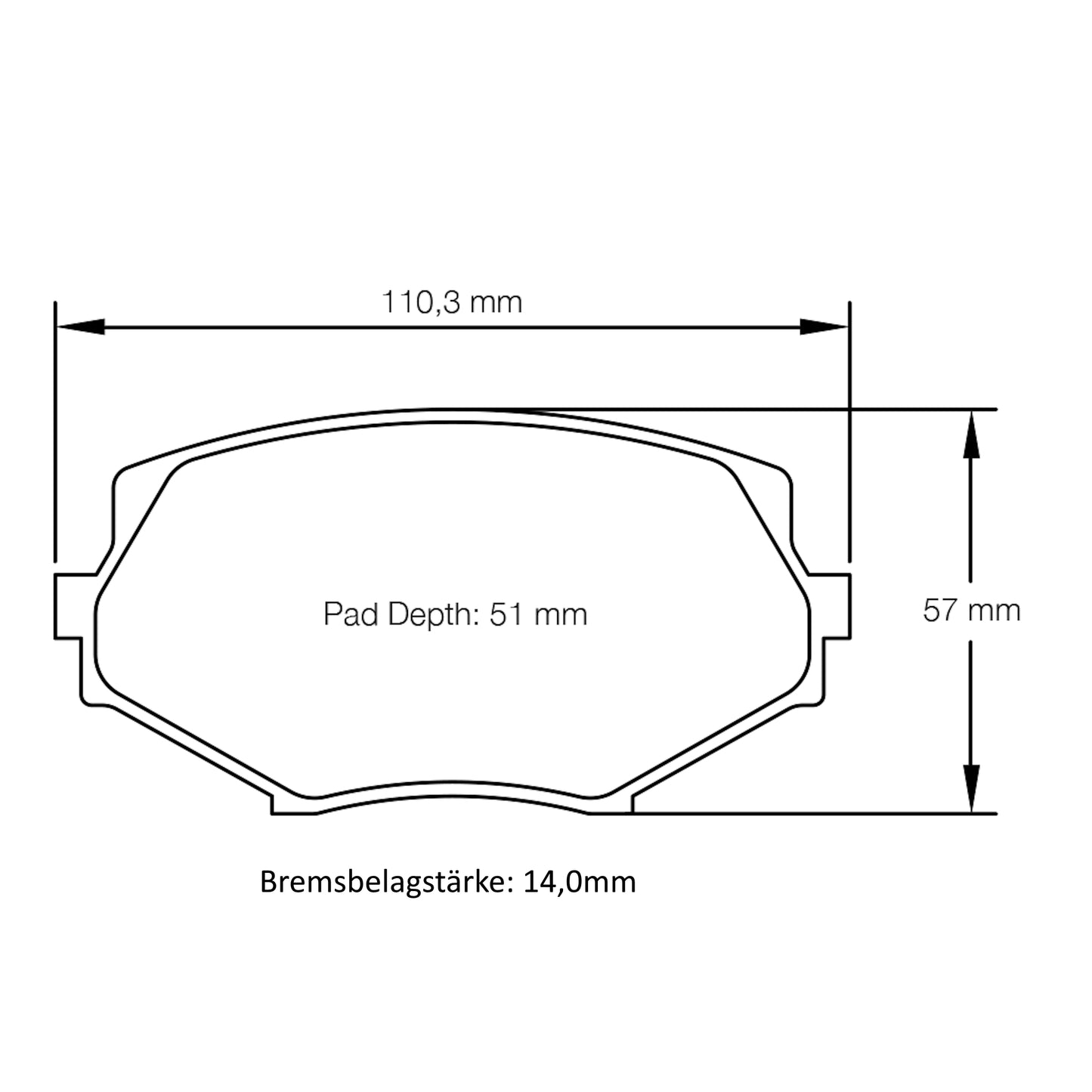U8127USA Pagid Bremsbelag