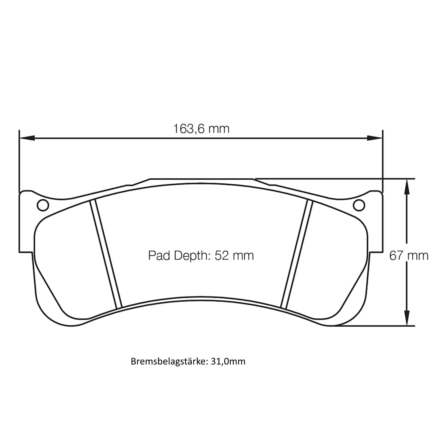 U8173 Pagid Bremsbelag