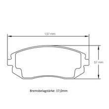 U8174 Pagid Bremsbelag
