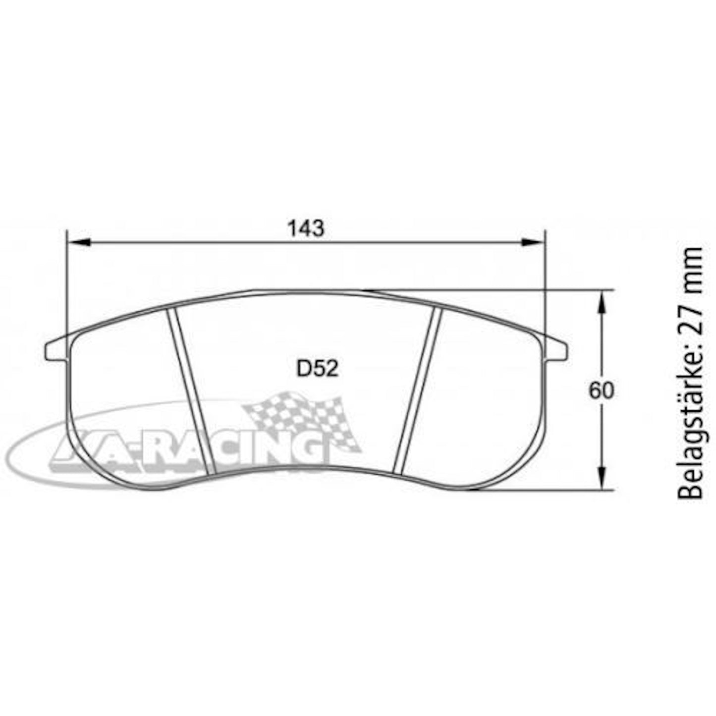 U8197 Pagid Bremsbelag