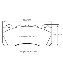 U8203 Pagid Bremsbelag