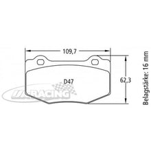 U8208 Pagid Bremsbelag