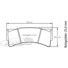 U8233 Pagid Bremsbelag