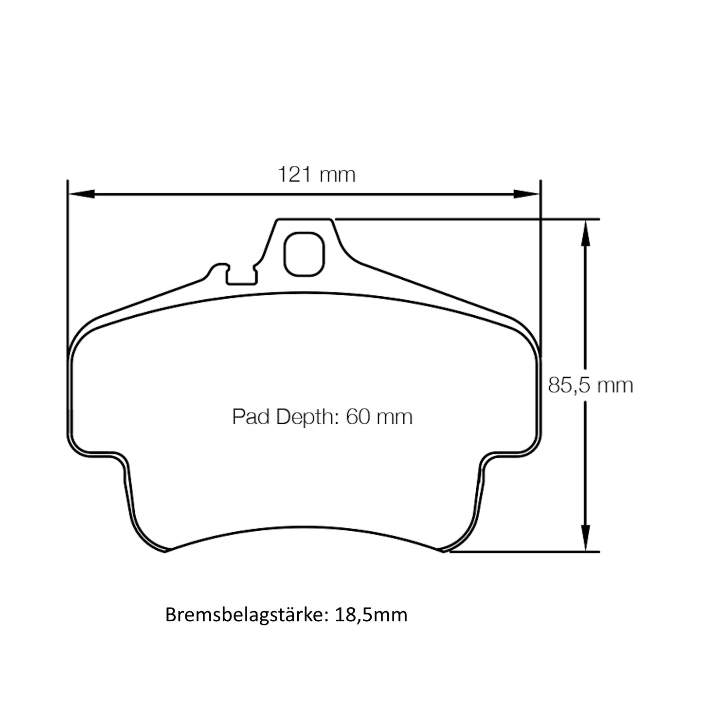 U8236 Pagid Bremsbelag