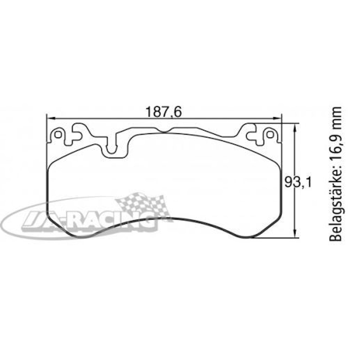 U8238 Pagid Bremsbelag