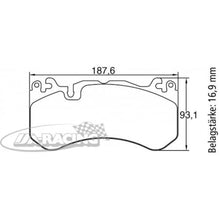U8238 Pagid Bremsbelag
