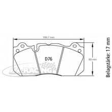 U8239 Pagid Bremsbelag